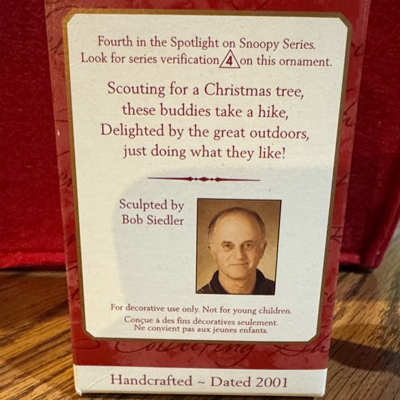 Keepsake Ornament Beaglescout Snoopy - Picture 5 of 5